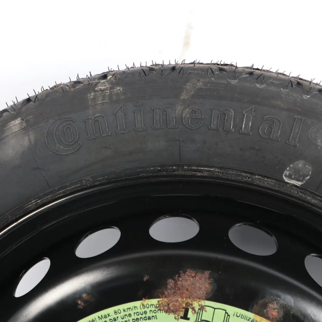 Spare Wheel Steel Tyre R17 3.5J ET:17 125/80 to Mercedes W203 C209 with Part number A2094000302 Mercedes W203 C209 Spare Wheel Steel Tyre R17 3.5J ET:17 125/80 - SKU A2094000302-2 - Part number A2094000302