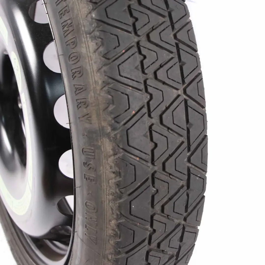Mercedes W203 C209 Roue de secours Pneu acier R16 7J ET:37 125/80 - SKU A2094000302 - Numéro de pièce A2094000302