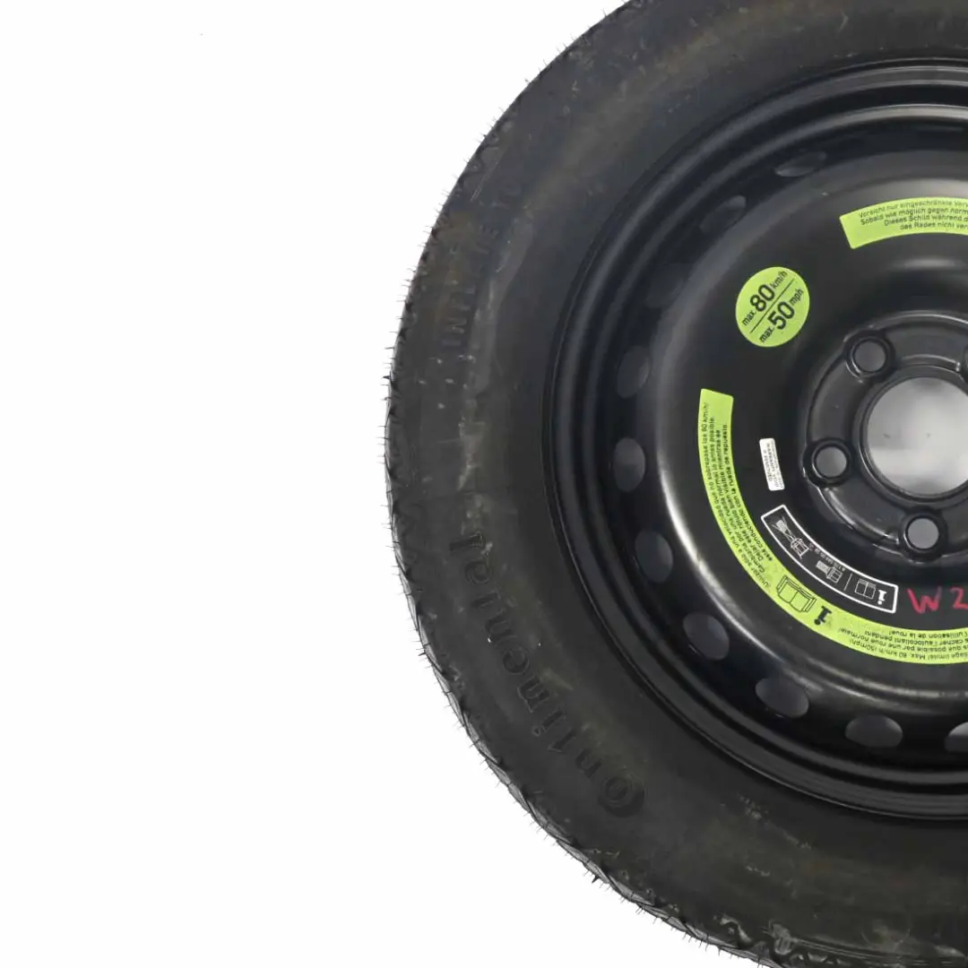  Spare Wheel Mercedes W203 C209 Compact Wheel Steel R16 Tyre 125/90 A2094000402 - SKU A2094000402-2 - Part number A1694000802