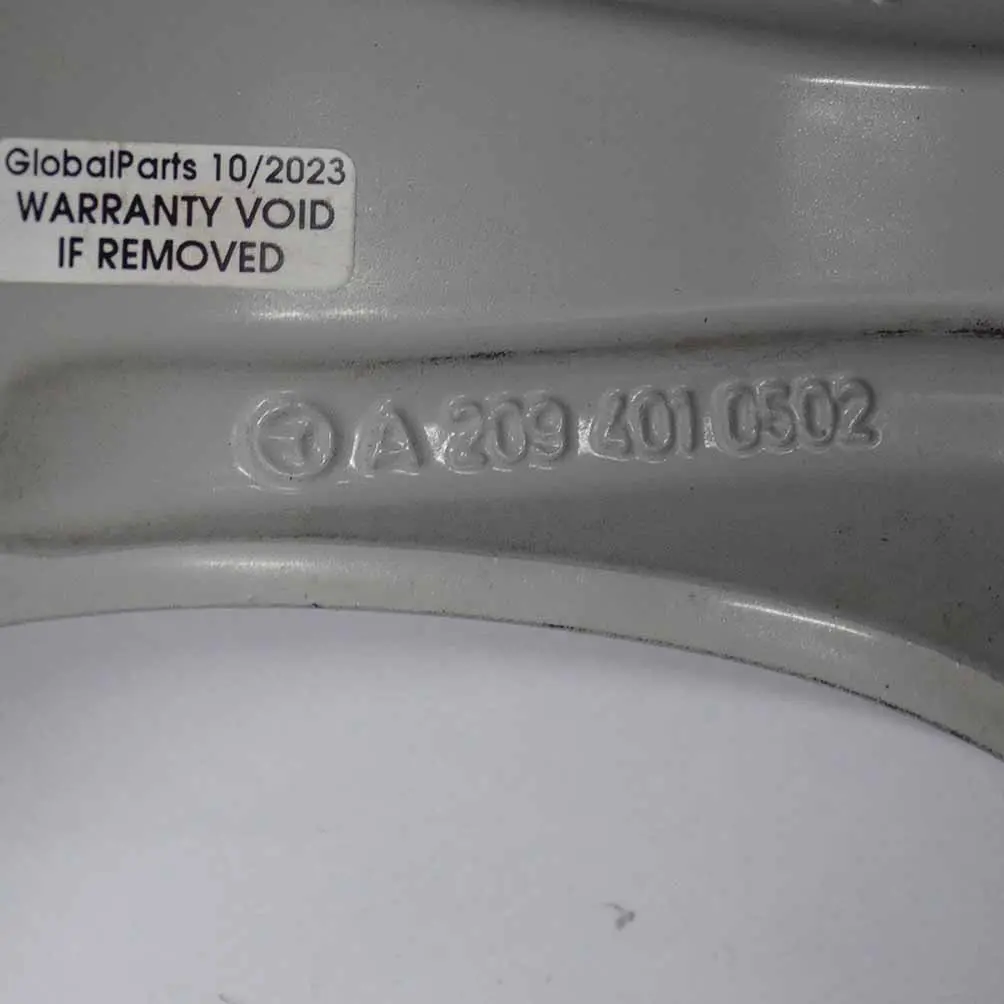 Mercedes W203 W209 Silver Front Alloy Wheel Rim 17" ET:36 7,5J - SKU A2094010502-1 - Part number A2094010502