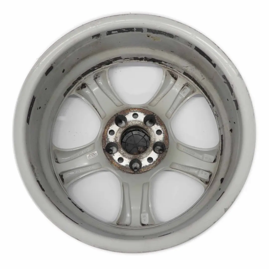 Silberne Leichtmetall felge vorne 17" ET:36 7,5J für Mercedes W203 W209 mit Teilenummer A2094010502 Mercedes W203 W209 Silberne Leichtmetall felge vorne 17" ET:36 7,5J - SKU A2094010502-1 - Teilenummer A2094010502