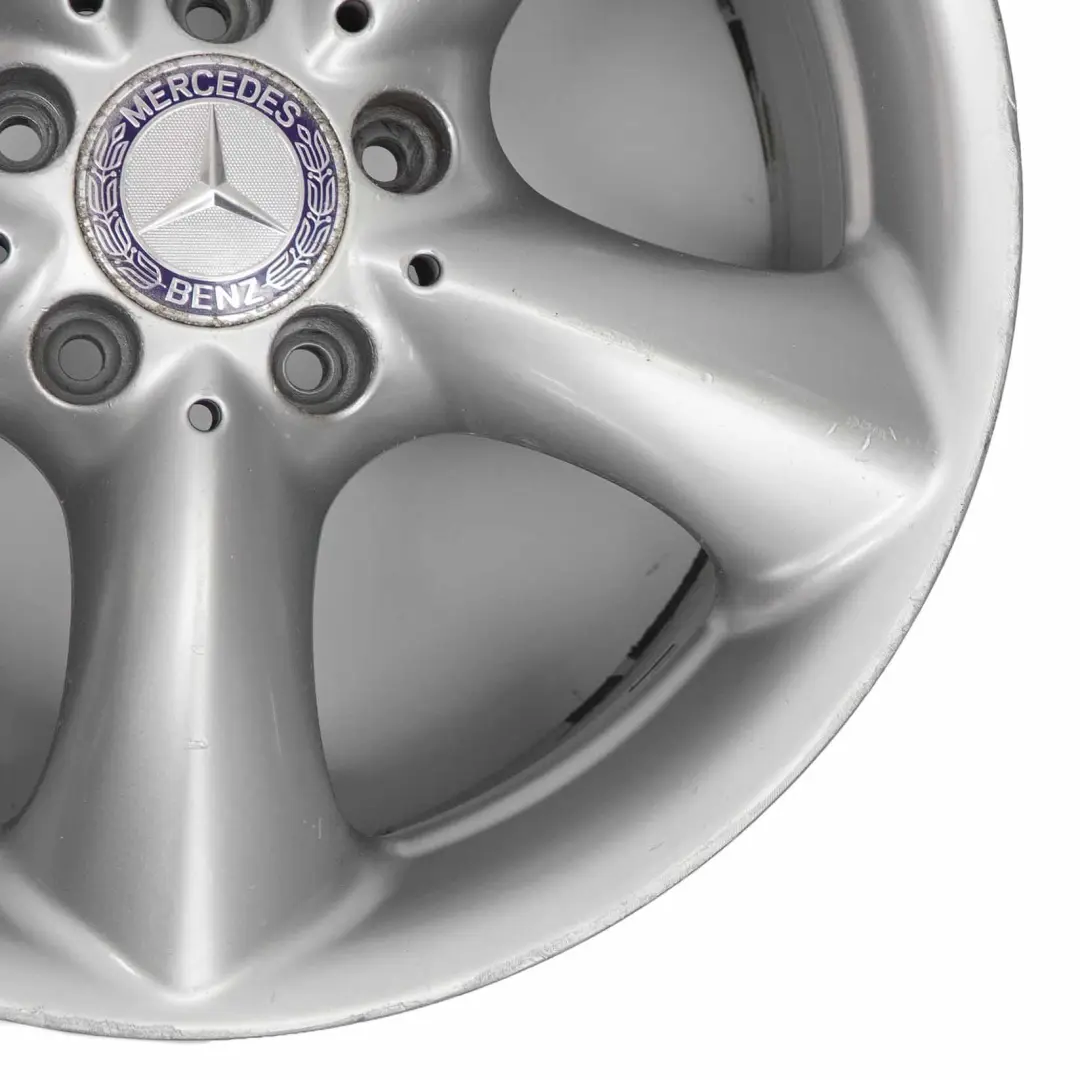 Alloy Wheel Rim 17" ET:30 7,5J to Mercedes CLK W209 Silver Rear with Part number A2094010602 Mercedes CLK W209 Silver Rear Alloy Wheel Rim 17" ET:30 7,5J - SKU A2094010602-1 - Part number A2094010602