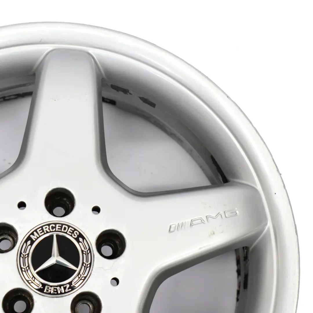 Mercedes W209 C209 llanta aleación plata delantera 18 "7.5J ET:37 - SKU A2094011602-1 - Número de pieza A2094011602