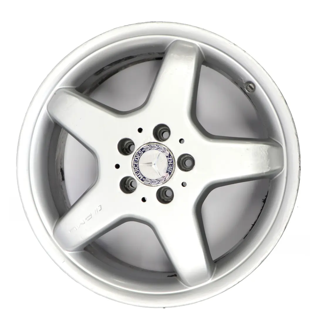 Front Silver Alloy Wheel Rim 18" 7.5J ET:37 to Mercedes CLK W209 C209 with Part number A2094011602 Mercedes CLK W209 C209 Front Silver Alloy Wheel Rim 18" 7.5J ET:37 - SKU A2094011602-2 - Part number A2094011602