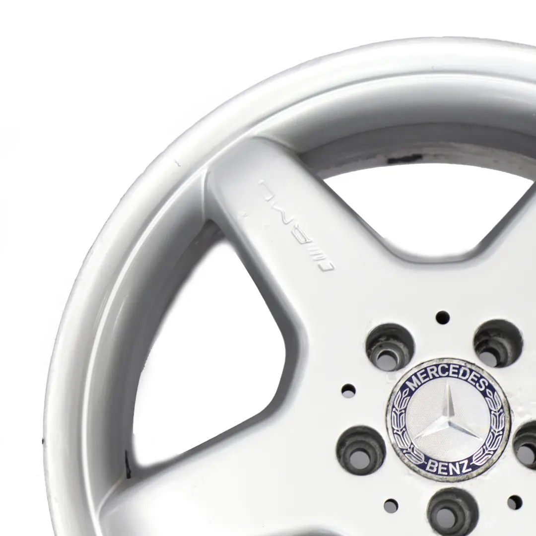 Leichtmetallfelge Vorne Silber 18" 7.5J ET:37 für Mercedes CLK W209 C209 mit Teilenummer A2094011602 Mercedes CLK W209 C209 Leichtmetallfelge Vorne Silber 18" 7.5J ET:37 - SKU A2094011602-2 - Teilenummer A2094011602