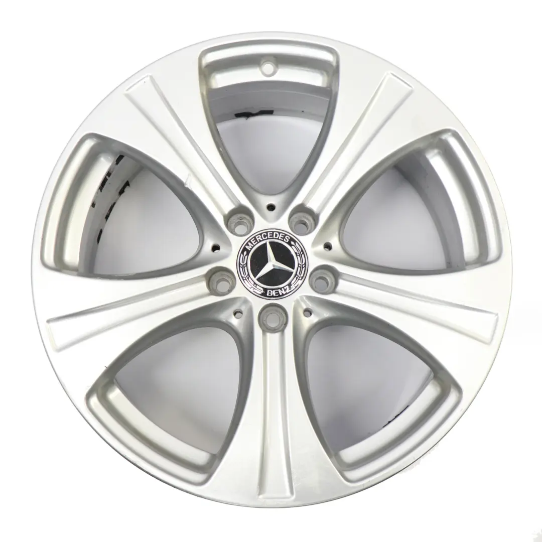 Front Silver Alloy Wheel Rim 18" 7.5J ET:37 Mercedes CLK W209 C209 - SKU A2094011602-3 - Part number A2094011602
