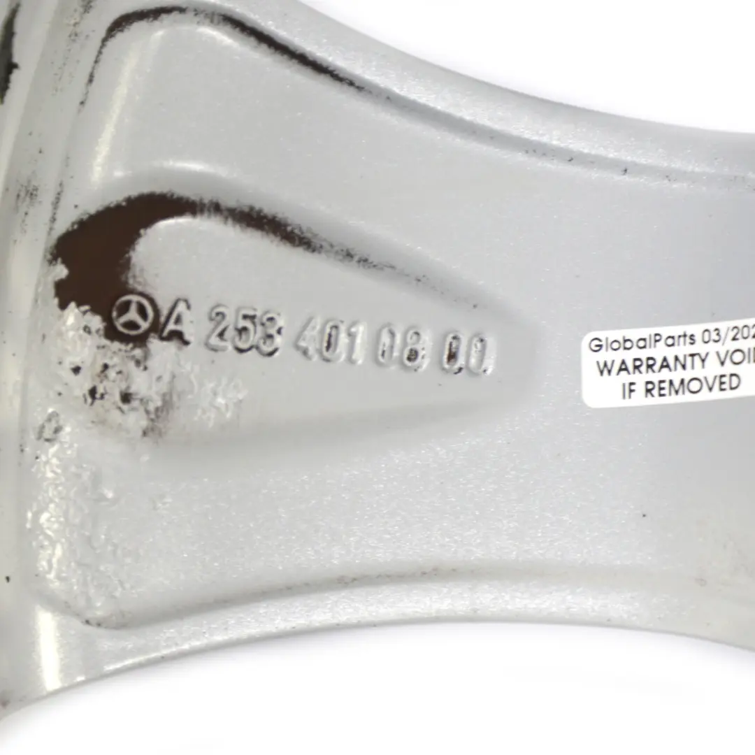 Front Silver Alloy Wheel Rim 18" 7.5J ET:37 Mercedes CLK W209 C209 - SKU A2094011602-3 - Part number A2094011602