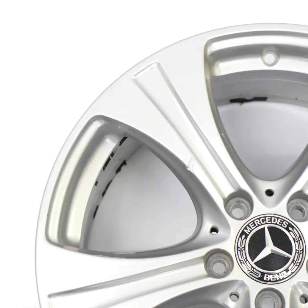Front Silver Alloy Wheel Rim 18" 7.5J ET:37 Mercedes CLK W209 C209 - SKU A2094011602-3 - Part number A2094011602