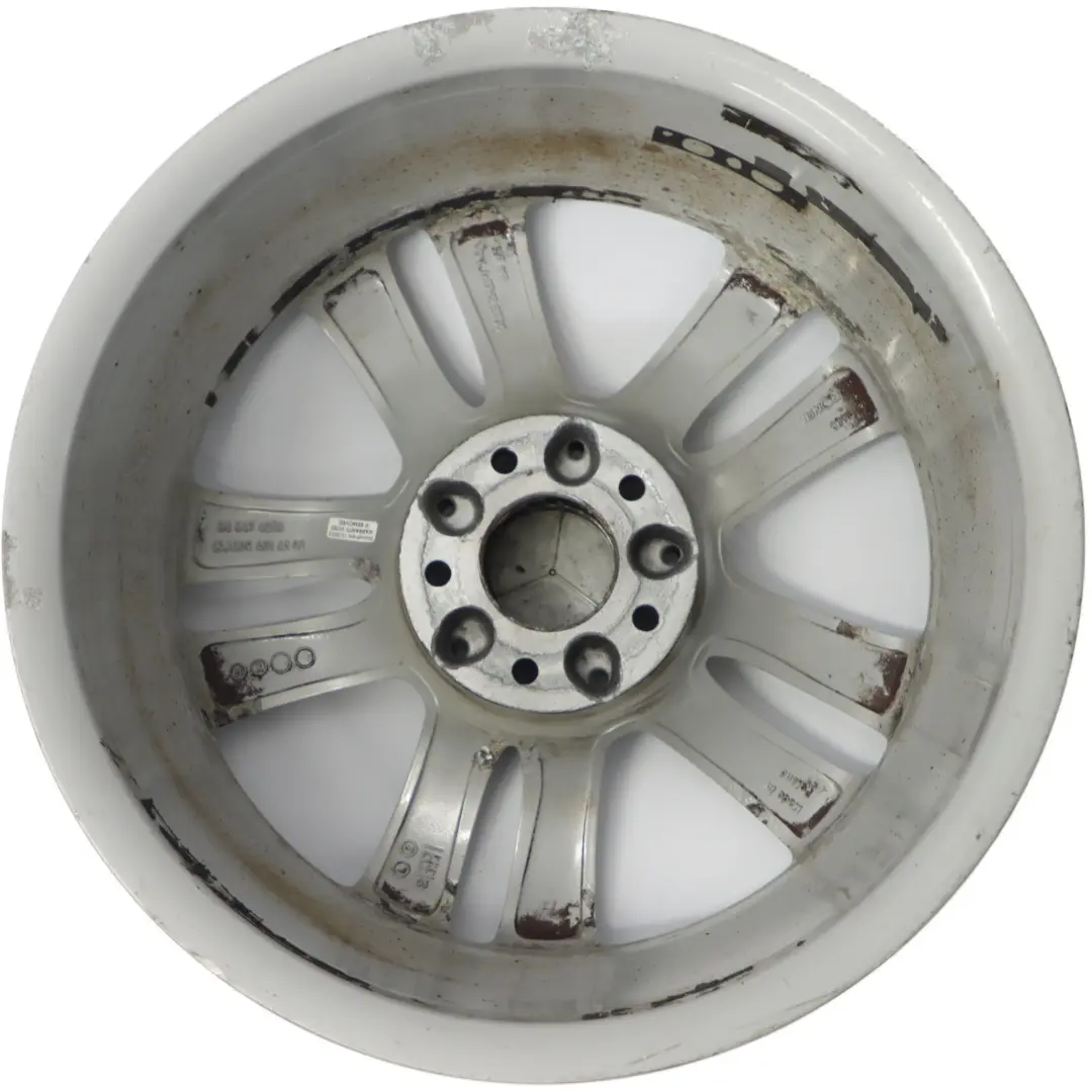 Silberne Leicht metall felge 17" 7.5J ET:36 für Mercedes C209 mit Teilenummer A2094014102 Mercedes C209 Silberne Leicht metall felge 17" 7.5J ET:36 - SKU A2094014102-1 - Teilenummer A2094014102