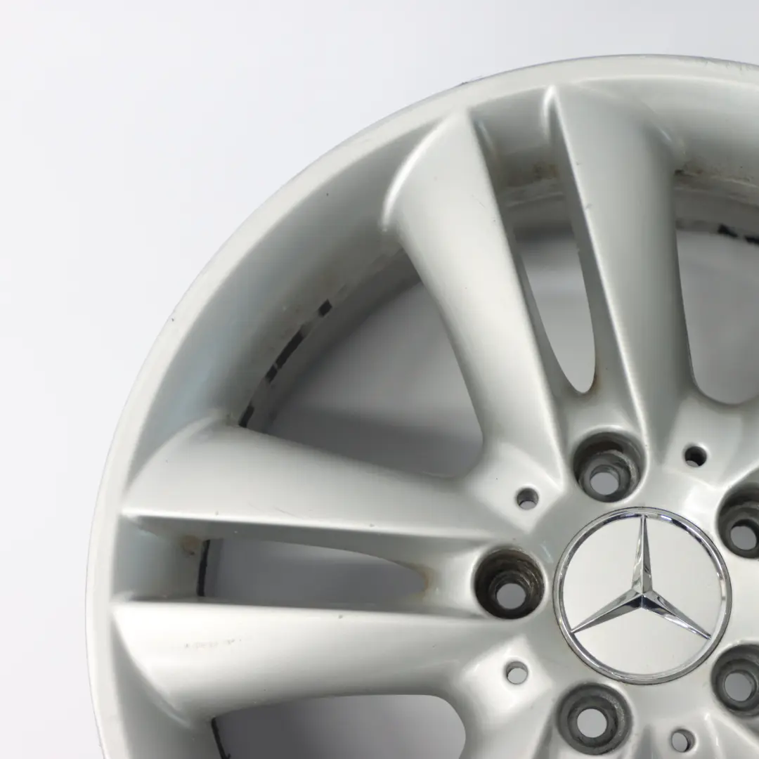 Mercedes C209 Argento Cerchio in lega a doppie razze 17" 7.5J ET:36 - SKU A2094014102-1 - Numero di parte A2094014102