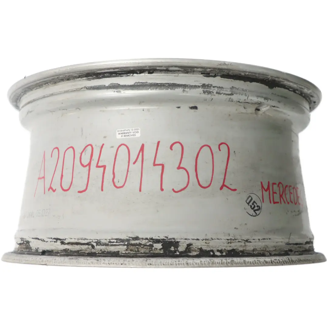 Mercedes C209 Silver Alloy Wheel Rim Double Spoke 17" 8.5J ET:30 - SKU A2094014302 - Part number A2094014302