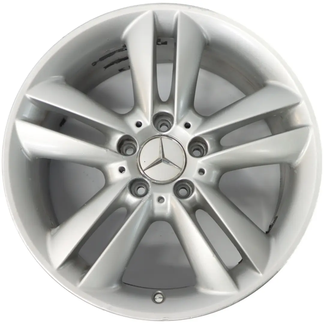 Alloy Wheel Rim Double Spoke 17" 8.5J ET:30 to Mercedes C209 Silver with Part number A2094014302 Mercedes C209 Silver Alloy Wheel Rim Double Spoke 17" 8.5J ET:30 - SKU A2094014302 - Part number A2094014302