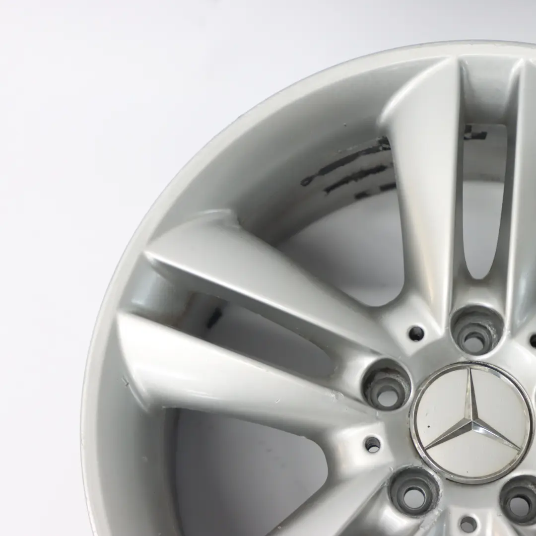 Mercedes C209 Jante Alliage Argentée Double Rayon 17" 8.5J ET:30 - SKU A2094014302 - Numéro de pièce A2094014302