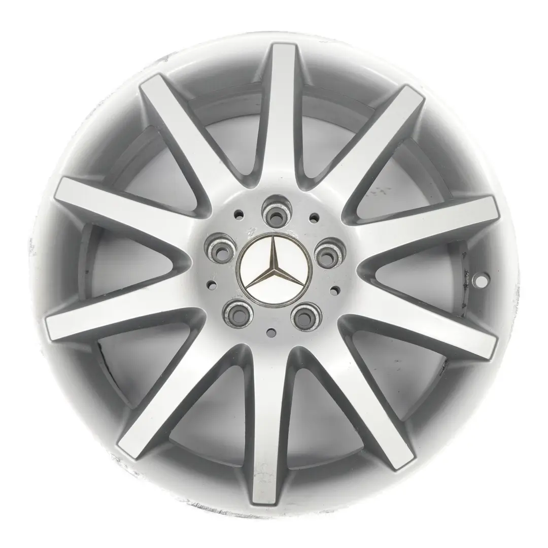 Silber Leichtmetallfelge Doppelspeiche 17" 7.5J ET:36 Mercedes C209 - SKU A2094014402-1 - Teilenummer A2094014402