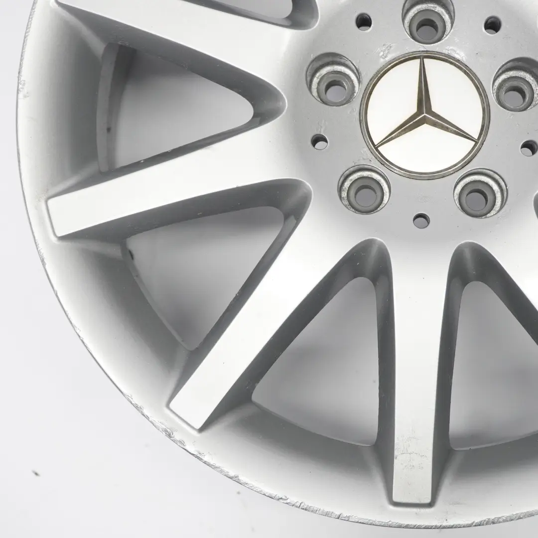 Silber Leichtmetallfelge Doppelspeiche 17" 7.5J ET:36 Mercedes C209 - SKU A2094014402-1 - Teilenummer A2094014402