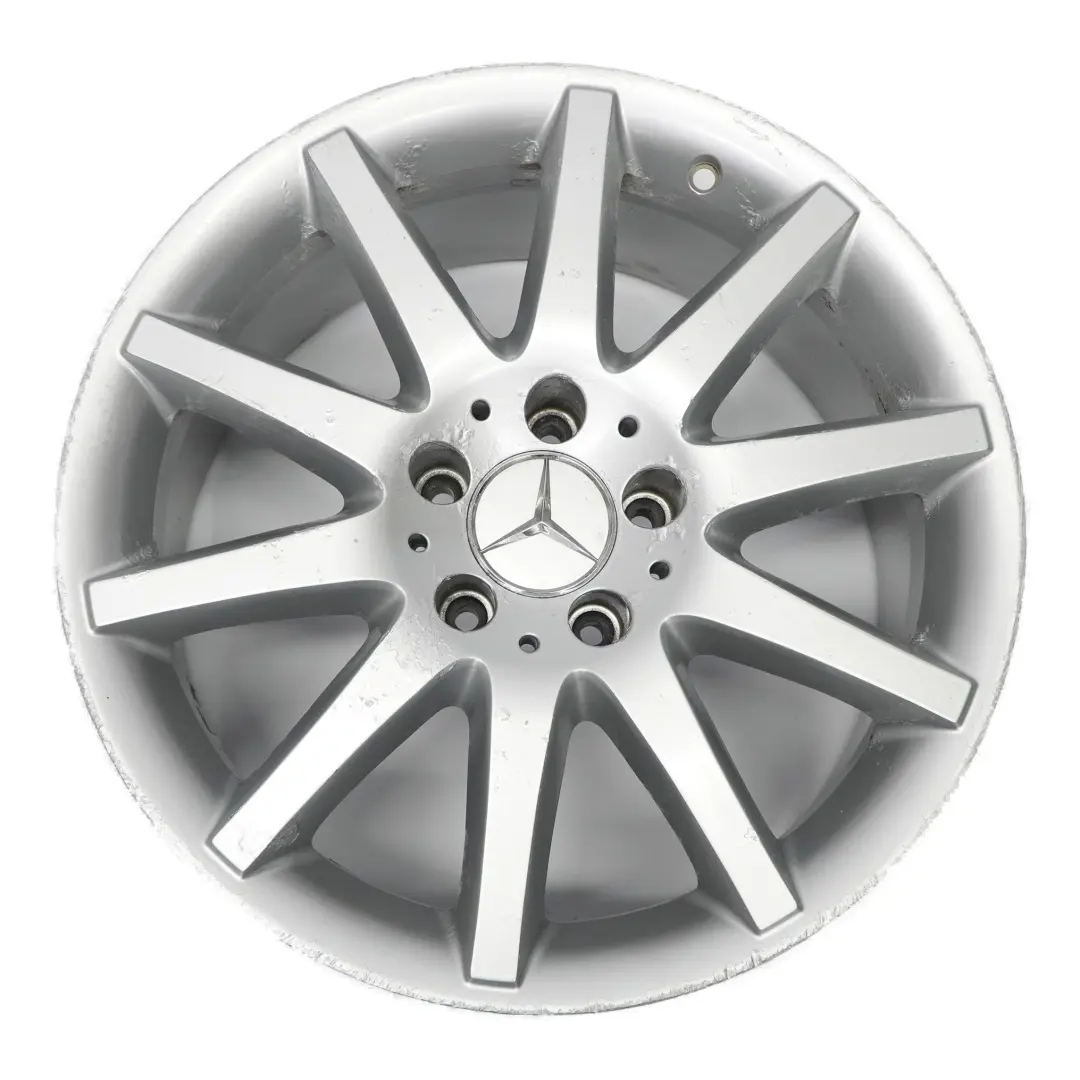 Alloy Wheel Rim 17" 8.5J ET:30 to Mercedes CLK W209 C209 Rear Silver with Part number A2094014502 Mercedes CLK W209 C209 Rear Silver Alloy Wheel Rim 17" 8.5J ET:30 - SKU A2094014502-1 - Part number A2094014502