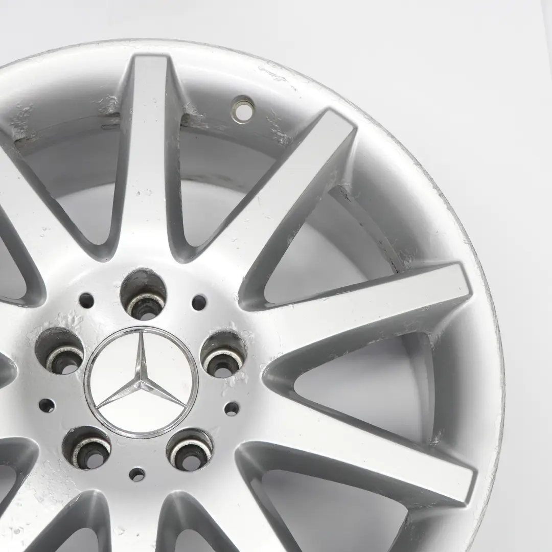 Mercedes CLK W209 C209 Rear Silver Alloy Wheel Rim 17" 8.5J ET:30 - SKU A2094014502-1 - Part number A2094014502