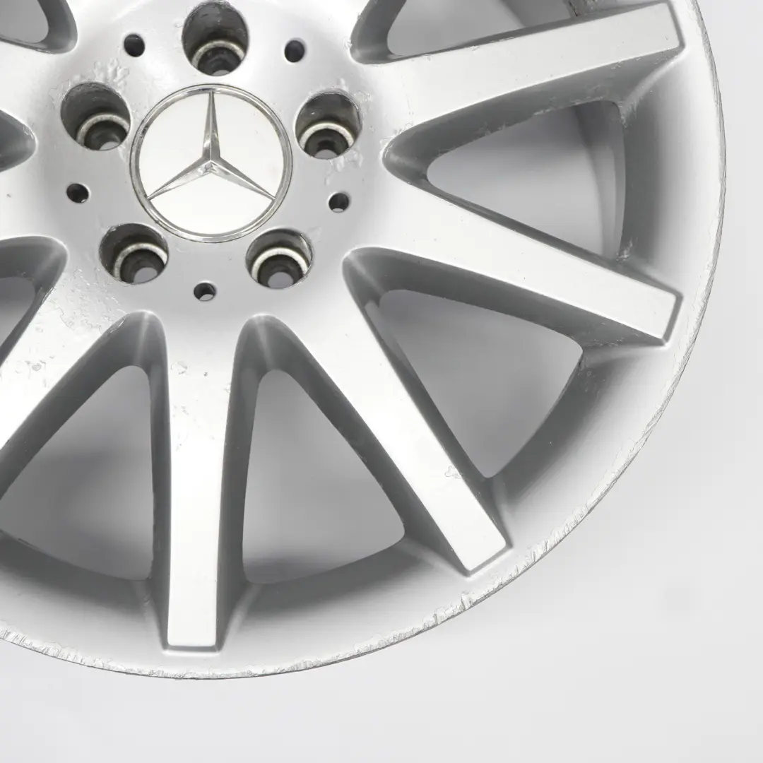 Alloy Wheel Rim 17" 8.5J ET:30 to Mercedes CLK W209 C209 Rear Silver with Part number A2094014502 Mercedes CLK W209 C209 Rear Silver Alloy Wheel Rim 17" 8.5J ET:30 - SKU A2094014502-1 - Part number A2094014502