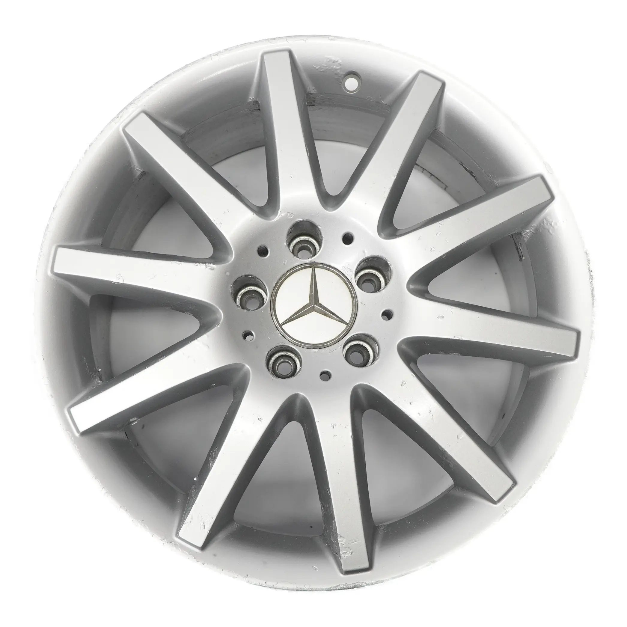 Mercedes W209 C209 Cerchio lega argento posteriore 17" 8.5J ET:30 A2094014502