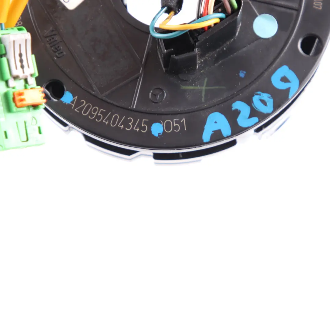 Steering Wheel Angle Sensor Slip Squib to Mercedes CLK W209 Convertible with Part number A2094640418 Mercedes CLK W209 Convertible Steering Wheel Angle Sensor Slip Squib - SKU A2094640418 - Part number A2094640418