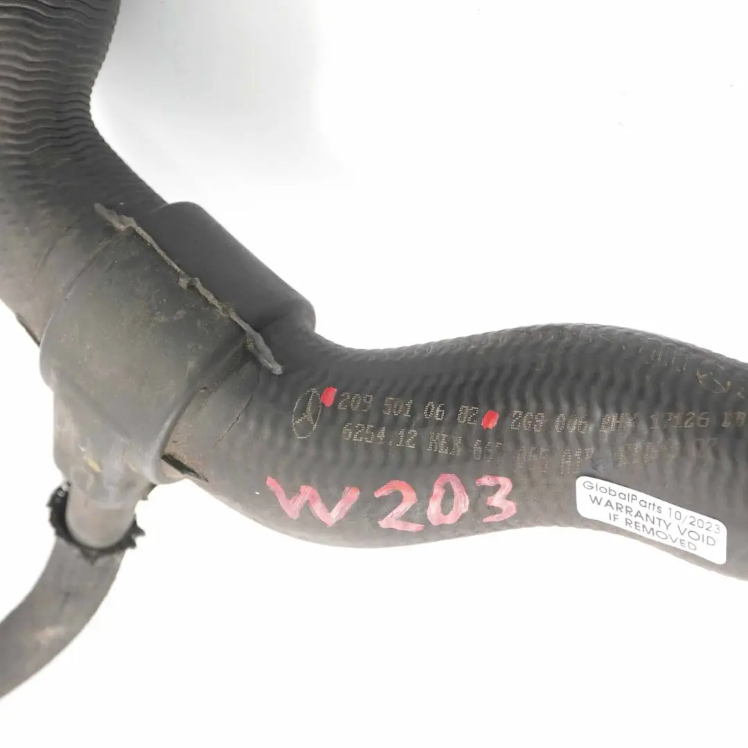  Tubo acqua Mercedes W203 C209 M113 Radiatore Linea tubo refrigerante - SKU A2095010682 - Numero di parte A2095010682