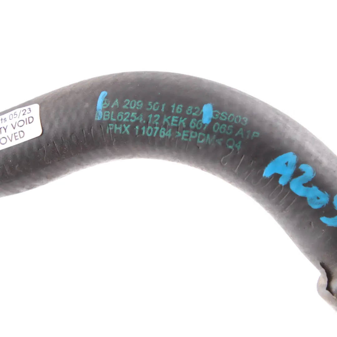 Water Hose Mercedes W203 W209 Engine Cooling Radiator Coolant Pipe to with Part number A2095011682 Water Hose Mercedes W203 W209 Engine Cooling Radiator Coolant Pipe - SKU A2095011682 - Part number A2095011682