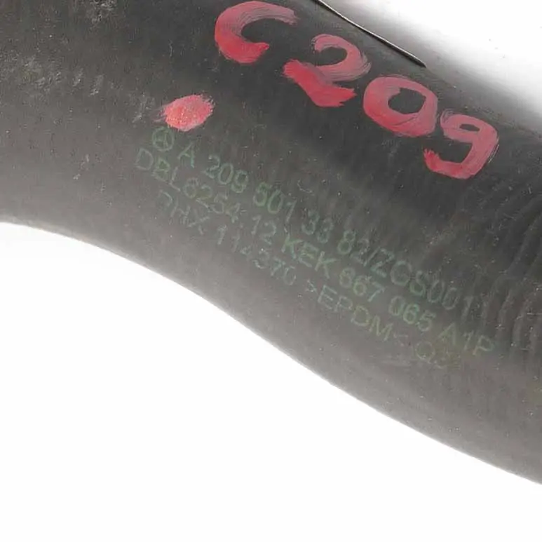 Water Hose Mercedes CL203 W209 OM646 Engine Cooling Coolant Pipe to with Part number A2095013382 Water Hose Mercedes CL203 W209 OM646 Engine Cooling Coolant Pipe - SKU A2095013382 - Part number A2095013382