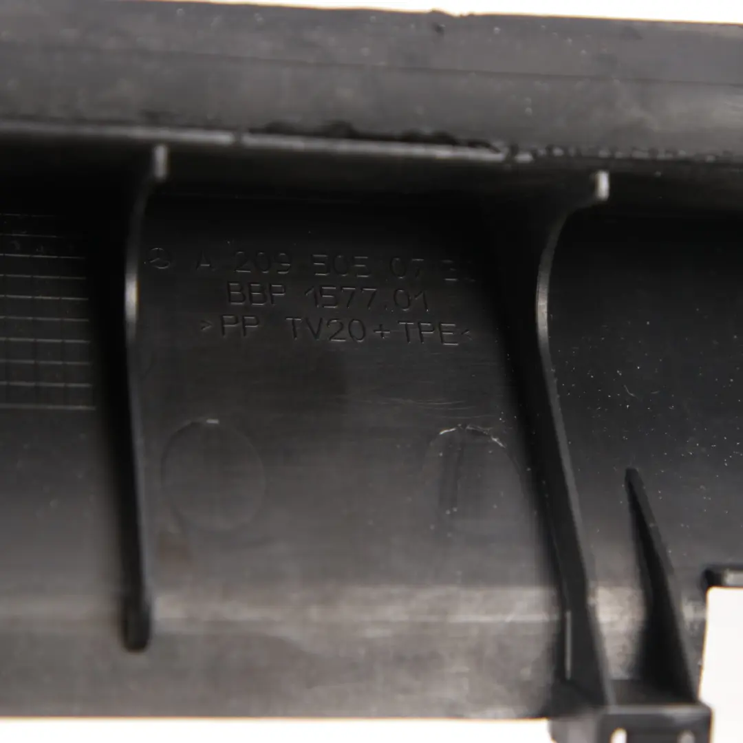 Mercedes W209 Radiator Air Duct Guide Shroud Panel Cover Diesel - SKU A2095050730 - Part number A2095050730