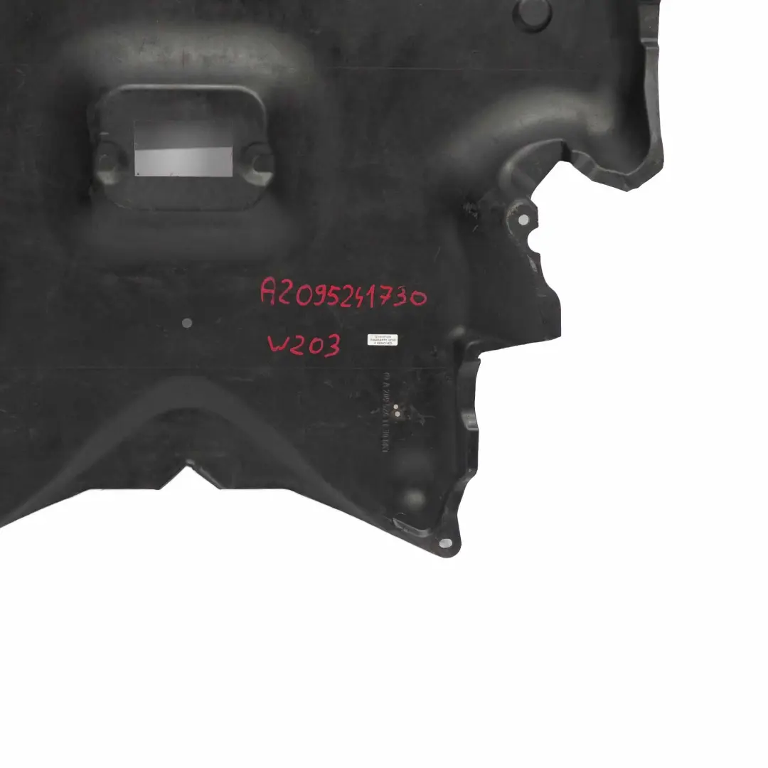 Copertura Pannello Sottotraccia Motore Benzina per Mercedes W203 C209 con numero di parte A2095241730 Mercedes W203 C209 Copertura Pannello Sottotraccia Motore Benzina - SKU A2095241730 - Numero di parte A2095241730