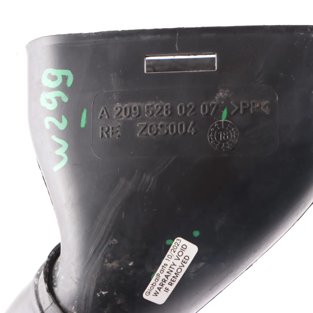 Air Intake Pipe Mercedes W203 C209 Petrol Duct Right O/S Hose Tube - SKU A2095280207 - Part number A2095280207
