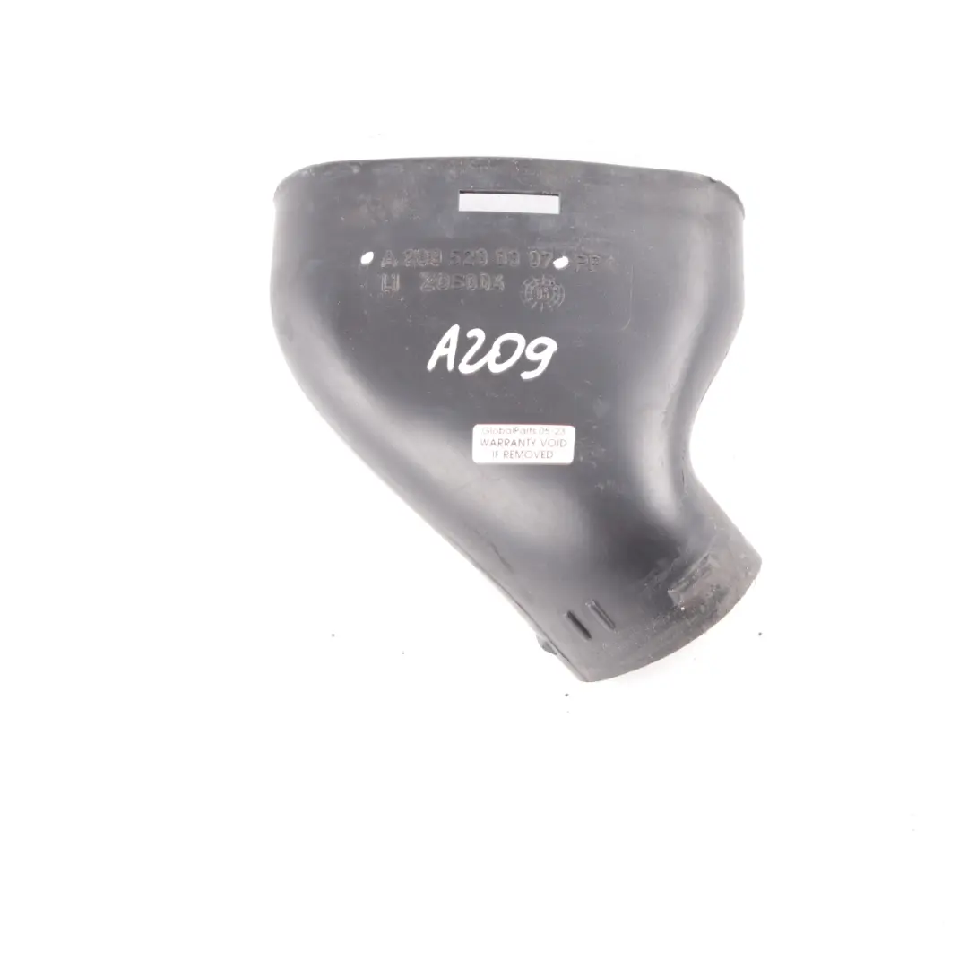 aspirazione tubo flessibile tubo parte sinistra per Mercedes W209 aria con numero di parte A2095280307 Mercedes W209 aria aspirazione tubo flessibile tubo parte sinistra - SKU A2095280307 - Numero di parte A2095280307