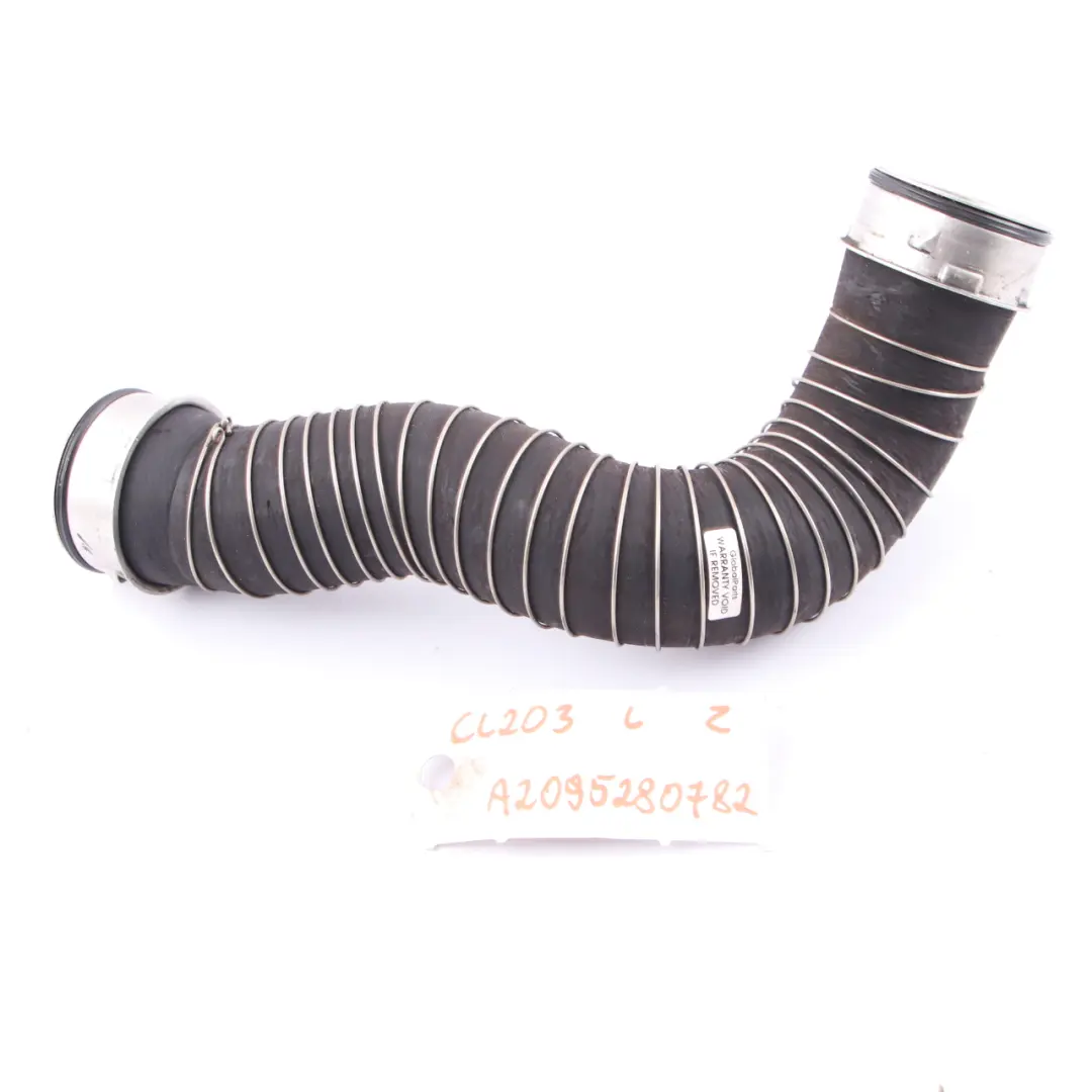  Tubo Intercooler Mercedes CL203 C209 Tubo Aspirazione Aria Benzina - SKU A2095280782 - Numero di parte A2045280782
