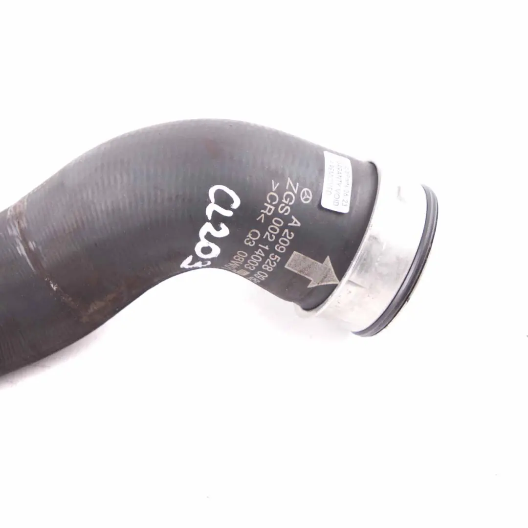Ladeluftkühlerschlauch Mercedes W209 OM646 Diesel Links Luft Turbo für mit Teilenummer A2095280982 Ladeluftkühlerschlauch Mercedes W209 OM646 Diesel Links Luft Turbo - SKU A2095280982 - Teilenummer A2095280982