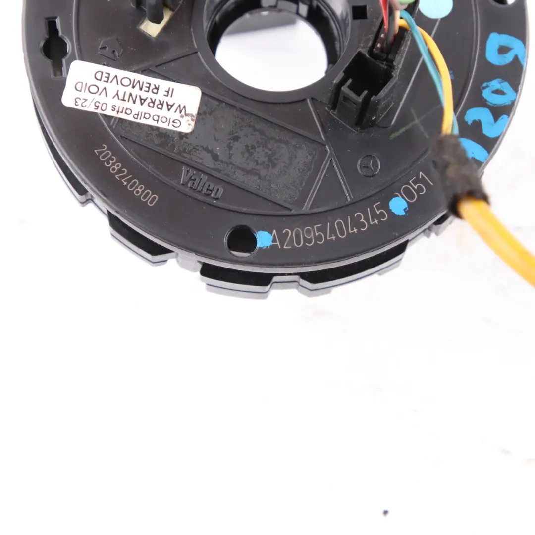 Steering Column Cluster Switch Wiper Stalk Squib to Mercedes CLK W209 with Part number A2095404345 Mercedes CLK W209 Steering Column Cluster Switch Wiper Stalk Squib - SKU A2095404345 - Part number A2095404345