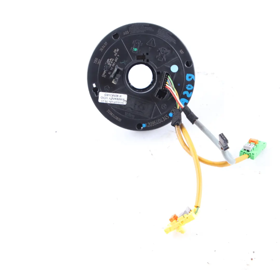 Steering Column Cluster Switch Wiper Stalk Squib to Mercedes CLK W209 with Part number A2095404345 Mercedes CLK W209 Steering Column Cluster Switch Wiper Stalk Squib - SKU A2095404345 - Part number A2095404345