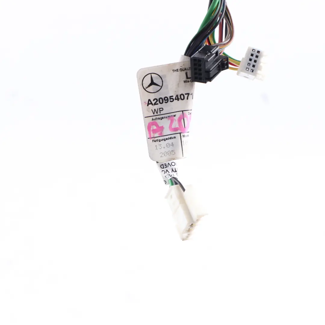 Mercedes-Benz CLK-Class C209 W209 Door Wiring Harness Loom Cable para con número de pieza A2095407105 Mercedes-Benz CLK-Class C209 W209 Door Wiring Harness Loom Cable - SKU A2095407105 - Número de pieza A2095407105