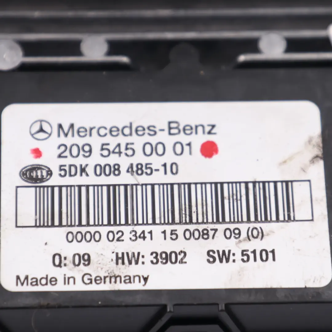 Boîte à fusibles Relais Unité contrôle Module SAM pour Mercedes CLK W209 à propos du numéro de pièce A2095450001 Mercedes CLK W209 Boîte à fusibles Relais Unité contrôle Module SAM - SKU A2095450001 - Numéro de pièce A2095450001