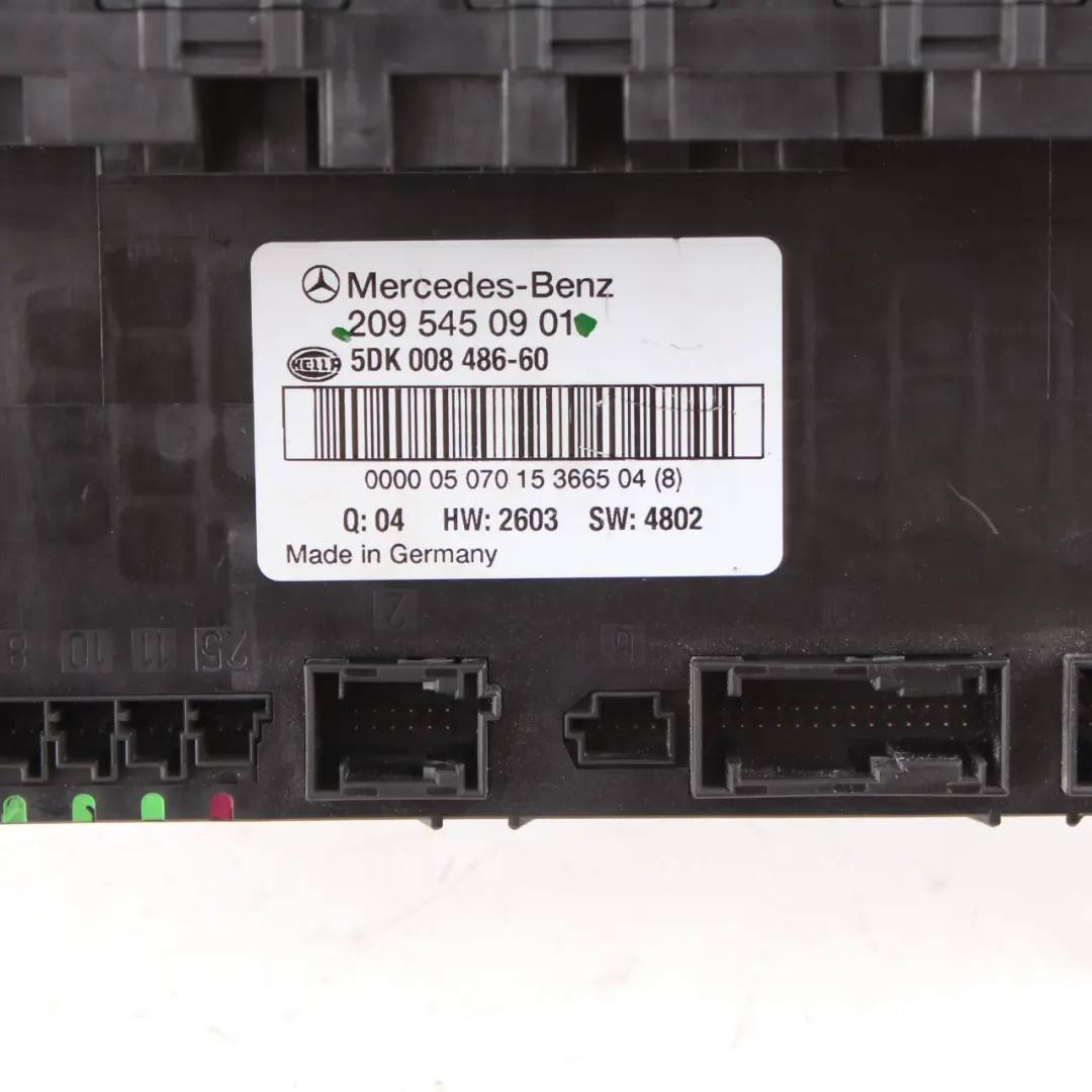 Mercedes CLK W209 Convertible Fuse Box Rear SAM Module Control Unit - SKU A2095450901 - Part number A2095450901