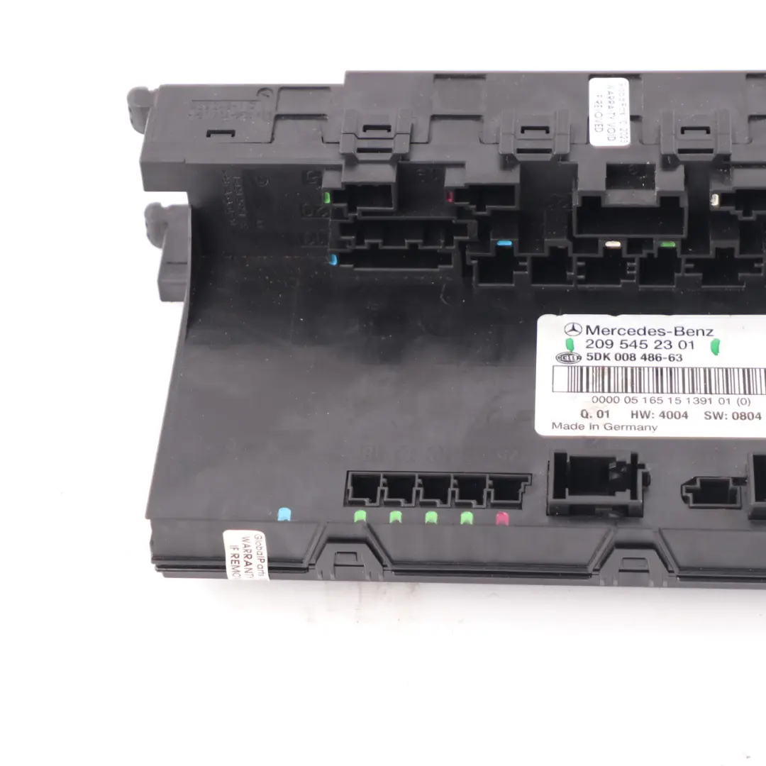 Fuse Box Rear SAM Module Control Unit to Mercedes W209 Convertible with Part number A2095452301 Mercedes W209 Convertible Fuse Box Rear SAM Module Control Unit - SKU A2095452301 - Part number A2095452301
