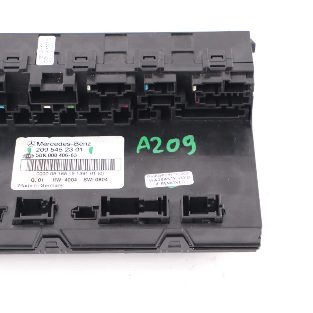 Mercedes W209 Convertible Fuse Box Rear SAM Module Control Unit - SKU A2095452301 - Part number A2095452301