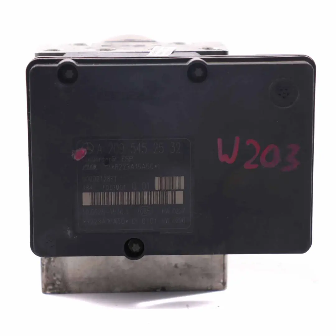  Pompe de frein Mercedes W203 ABS ESP Unité hydraulique A2034310812 - SKU A2095452532 - Numéro de pièce A2095452532