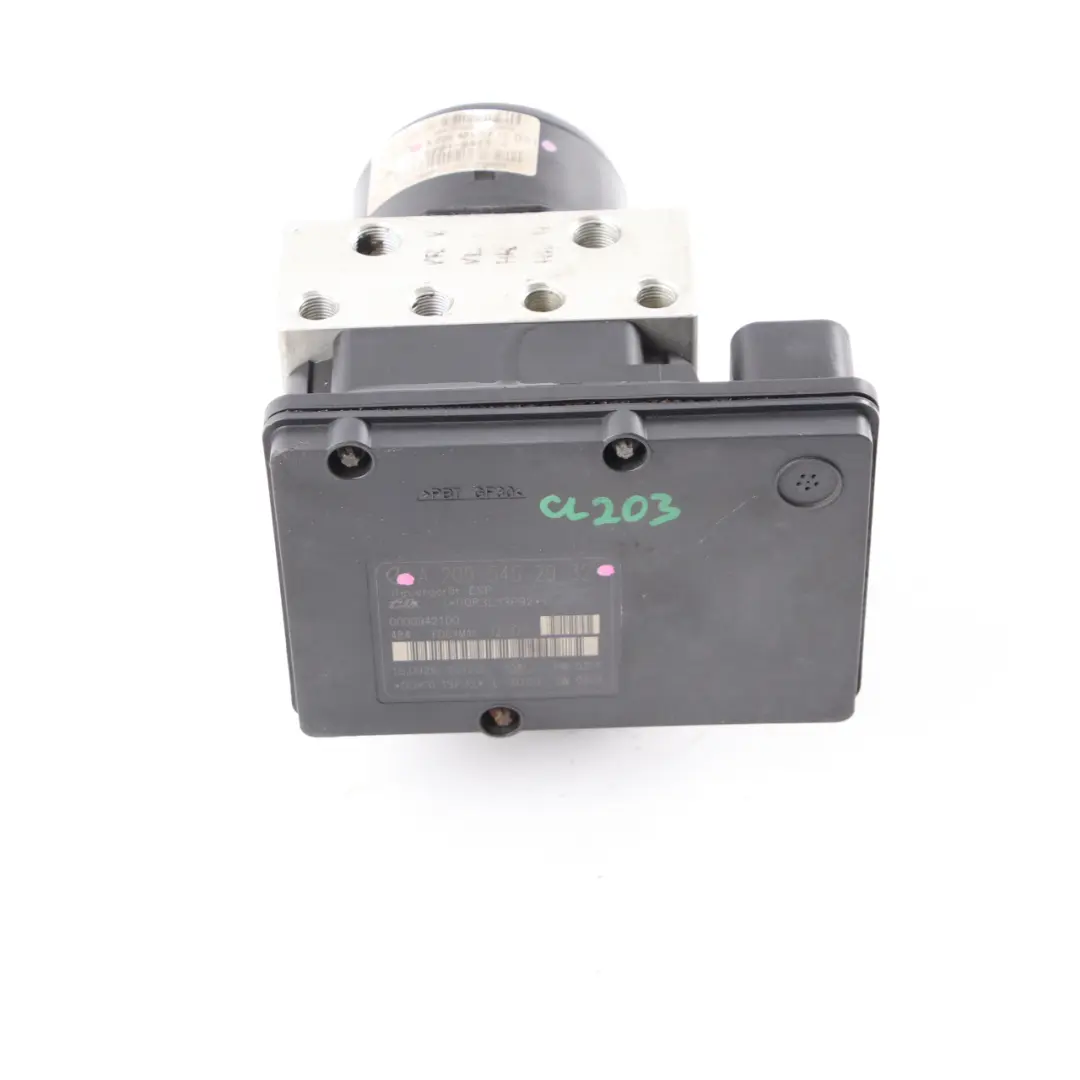 Brake Pump Mercedes W203 W209 ABS Control Module Unit to with Part number A2095452932 Brake Pump Mercedes W203 W209 ABS Control Module Unit - SKU A2095452932 - Part number A2095452932