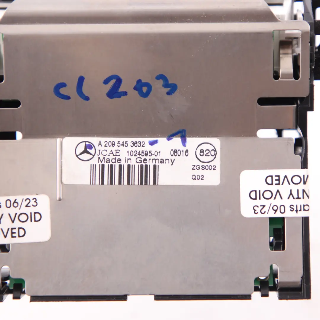 Mercedes CL203 Parcheggio PDC Pannello Avviso - SKU A2095453632-1 - Numero di parte A2095453632