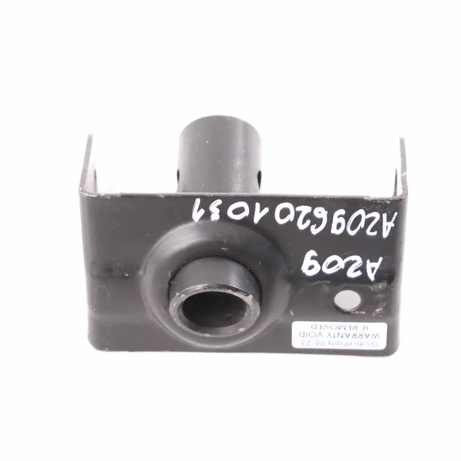 Front Bumper Towing Eye Reinforcement Mount Bracket to Mercedes W209 with Part number A2096201031 Mercedes W209 Front Bumper Towing Eye Reinforcement Mount Bracket - SKU A2096201031 - Part number A2096201031