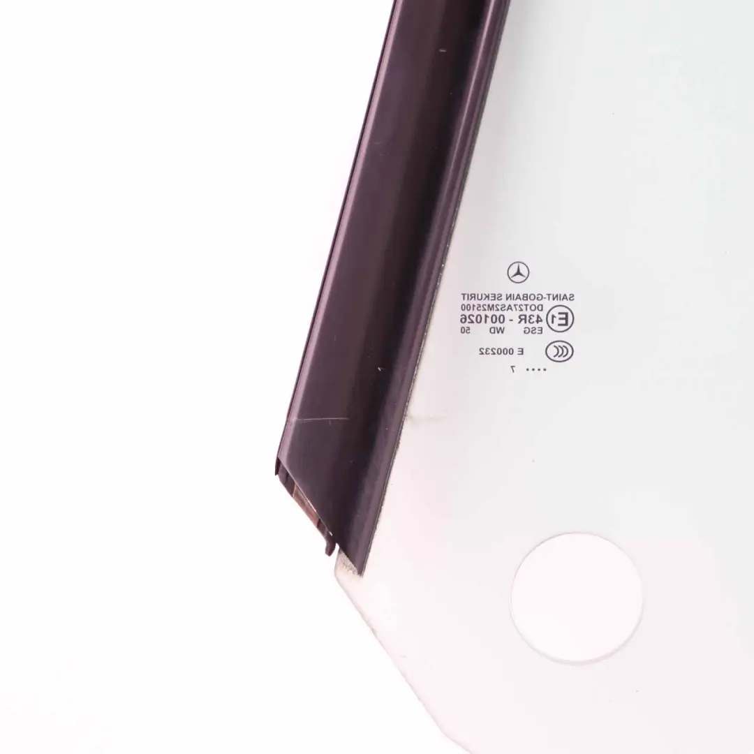 Window Glass Glazing Rear Right O/S AS2 to Mercedes W209 Convertible with Part number A2096700410 Mercedes W209 Convertible Window Glass Glazing Rear Right O/S AS2 - SKU A2096700410 - Part number A2096700410