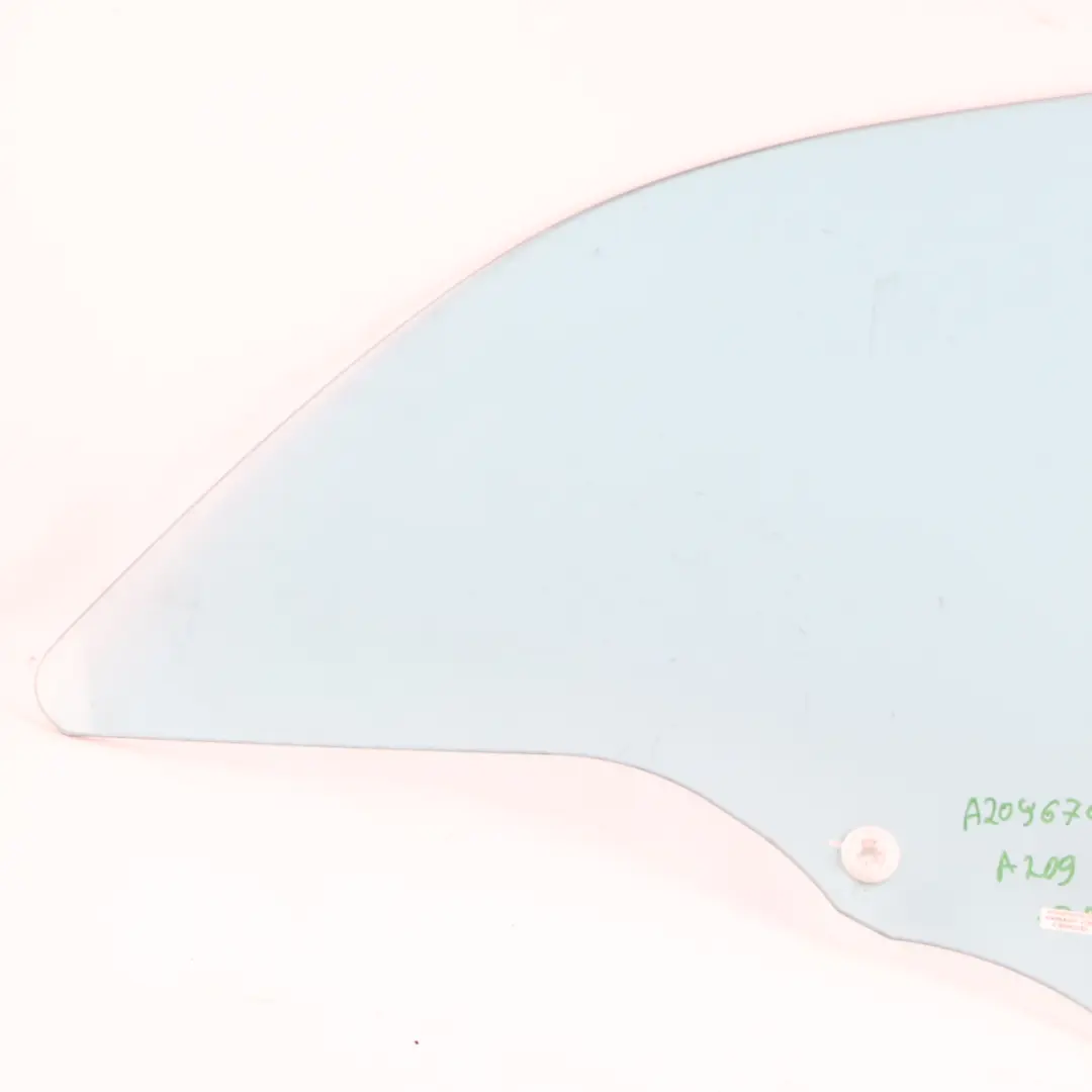 Window Glass Rear Left N/S Glazing Green AS2 to Mercedes A209 with Part number A2096700710 Mercedes A209 Window Glass Rear Left N/S Glazing Green AS2 - SKU A2096700710 - Part number A2096700710