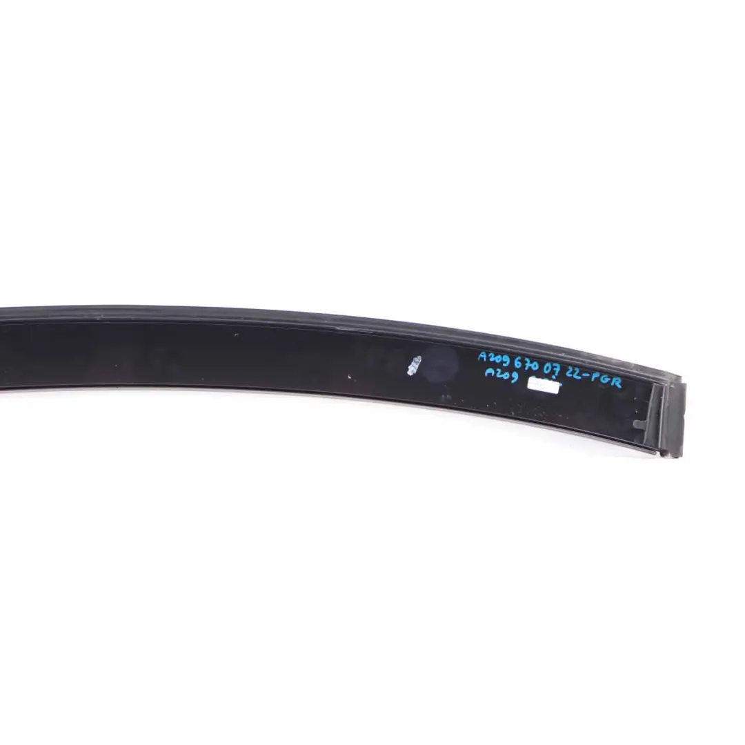 Windshield Trim Panel Windscreen Upper Trim Strip to Mercedes A209 with Part number A2096700722 Mercedes A209 Windshield Trim Panel Windscreen Upper Trim Strip - SKU A2096700722 - Part number A2096700722