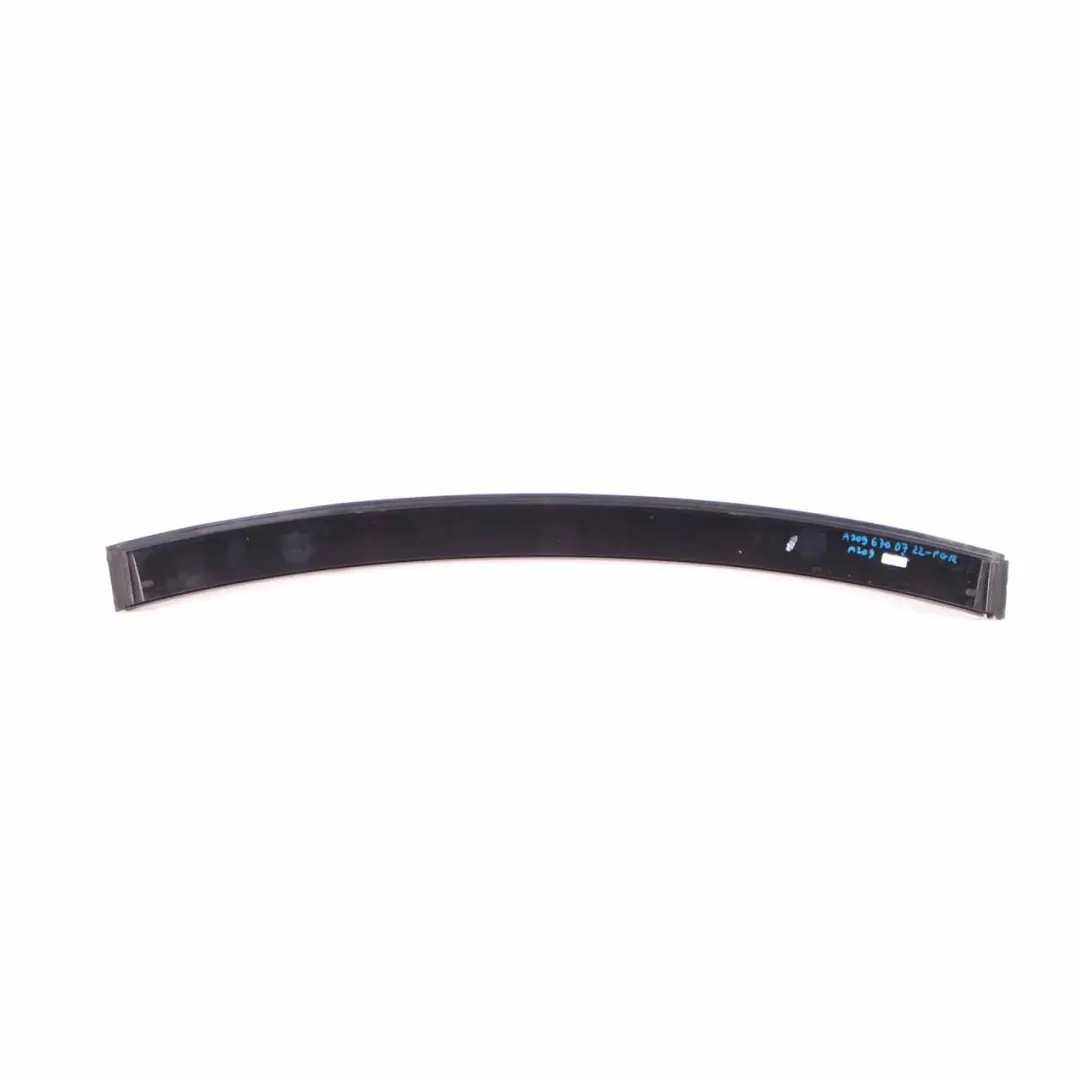 Windshield Trim Panel Windscreen Upper Trim Strip to Mercedes A209 with Part number A2096700722 Mercedes A209 Windshield Trim Panel Windscreen Upper Trim Strip - SKU A2096700722 - Part number A2096700722