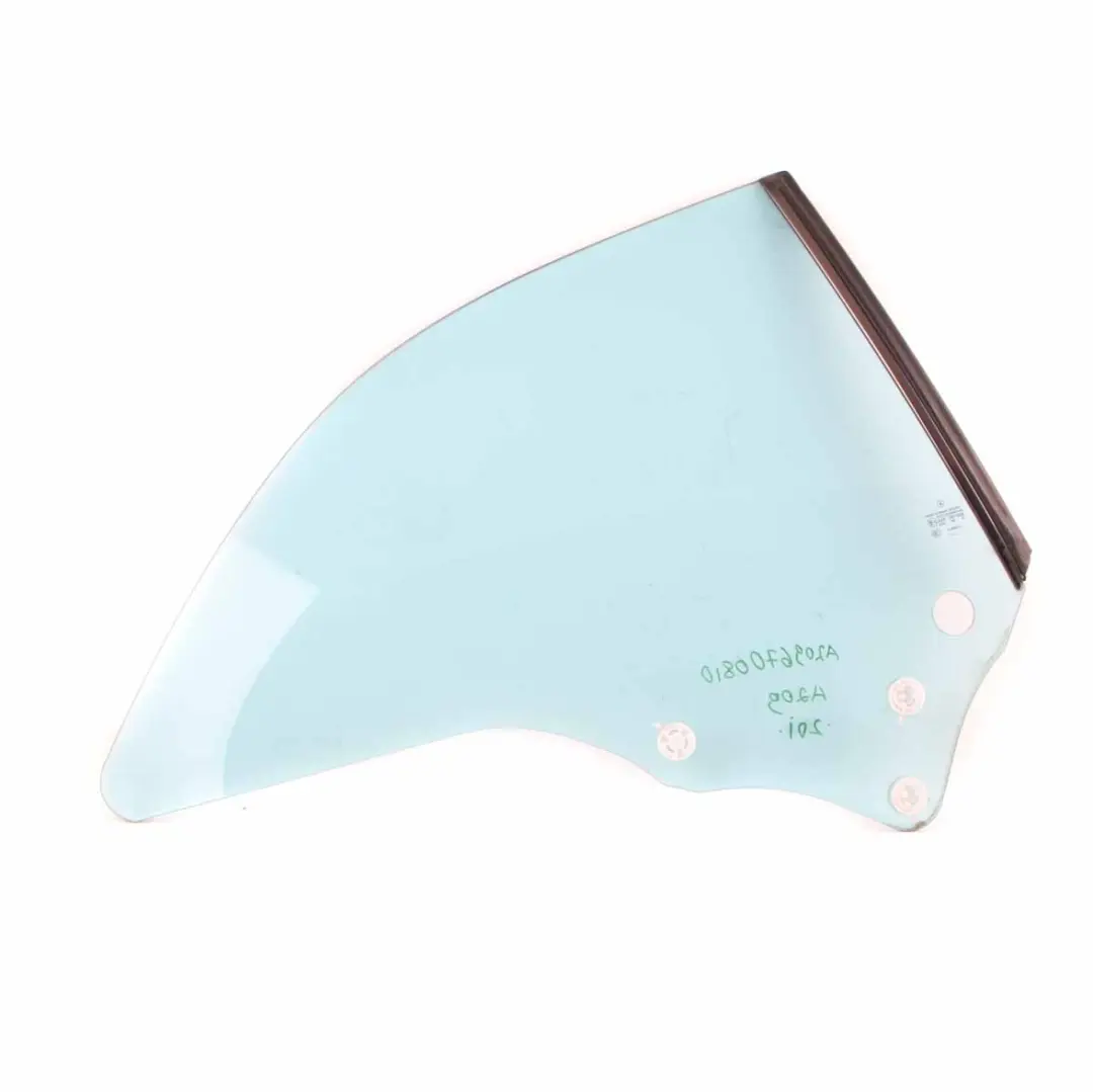 Window Glass Rear Right O/S Glazing Green AS2 to Mercedes A209 with Part number A2096700810 Mercedes A209 Window Glass Rear Right O/S Glazing Green AS2 - SKU A2096700810 - Part number A2096700810