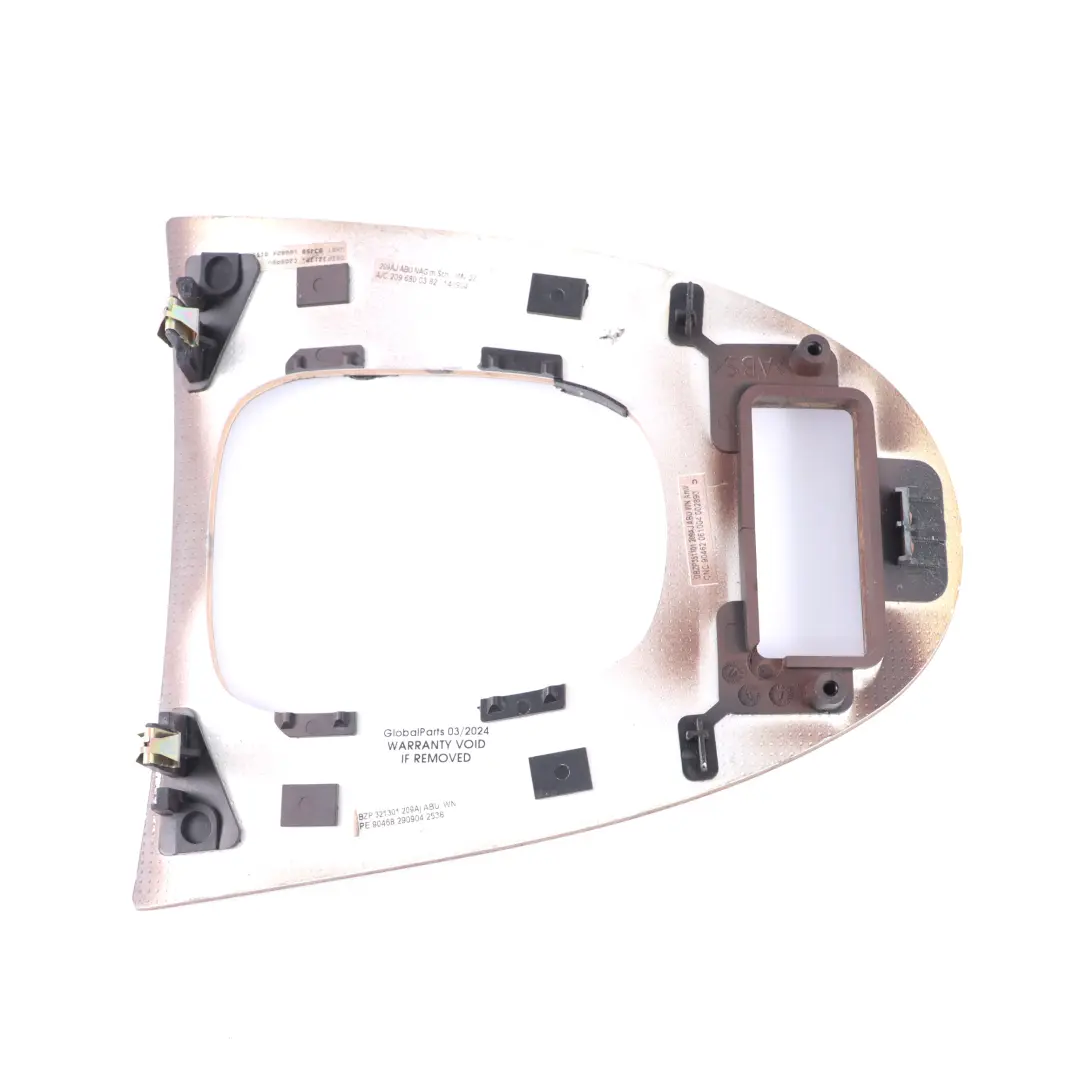 Mercedes A209 Center Console Shifter Trim Cover Wood Walnut Root - SKU A2096800382 - Part number A2096800382